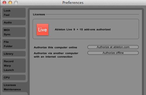 Where to place auz file in mac for ableton free